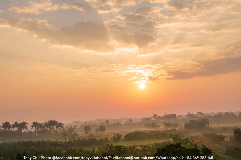 Morning sunrise @ Tony Villa Homestay Tonyvilla2 Tony Villa Homestay at Hanoi Airport