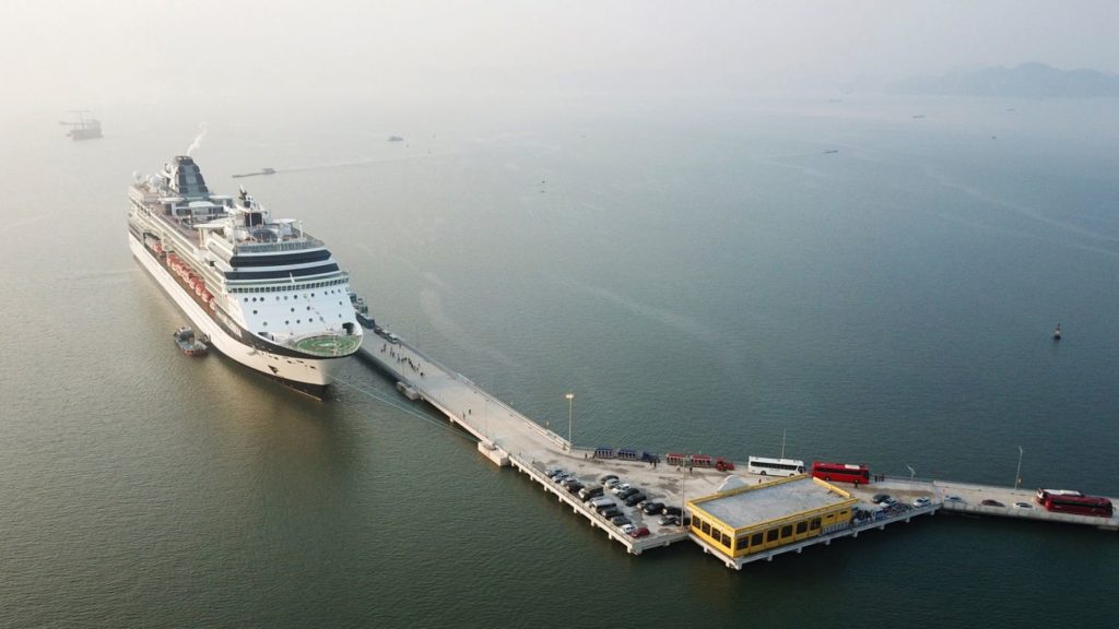 Halong port The tourist wharf at Ha Long International Cruise Port new gateway to Ha Long Bay 1024x576 HALONG BAY HANOI SHORE EXCURSIONS