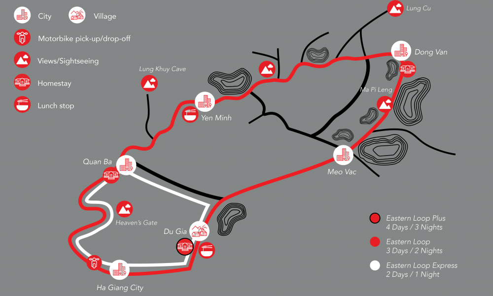 Where to Stay in Ha Giang Ha giang loop map Amazing Hanoi to Ha Giang Road Trip