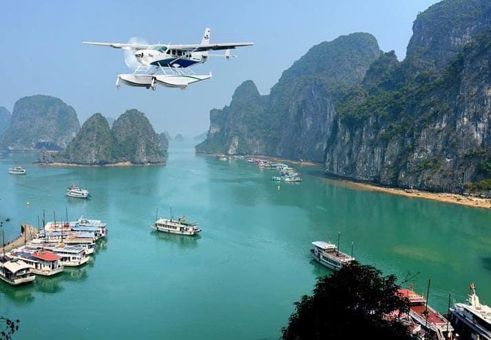 Sea plane halong bay photo Seaflanehalongbay Day Trips from Hanoi