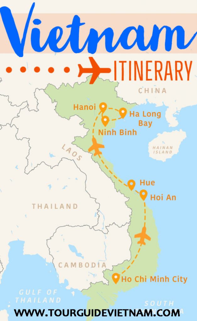 tourist map of south vietnam